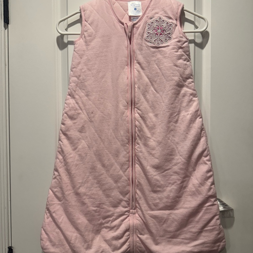 Halo Pink Sleep Sack 6-12 months 100% cotton